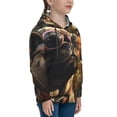 thumbnail image 3 of Goofa Pug Wearing Sunglasses Flowers Pattern Hooded Sweatshirt for Youth Trendy youth sweatshirt Casual Hoodie for Boys and Girls-X-Large, 3 of 6