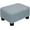 Soft Blue, variant on Small Foot Stool Ottoman Footstool with Legs Under Desk Footrest for Living Room Bedroom and Office, Soft Brown