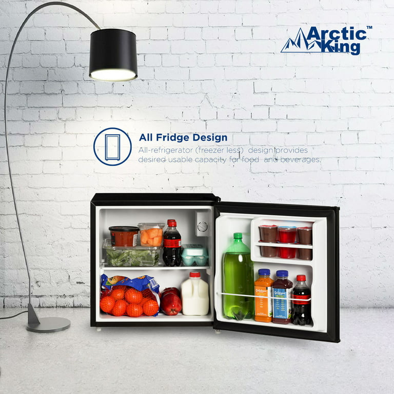 Arctic King 1.7 Cu Ft No Freezer Mini Fridge E-Star Compact