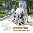thumbnail image 3 of Miangastore 5 Pcs Guide de Rail de Siège de Fauteuil Roulant Remplacement Fauteuils Roulants Supports Guide Transport Pièces de Chaises, 3 of 9