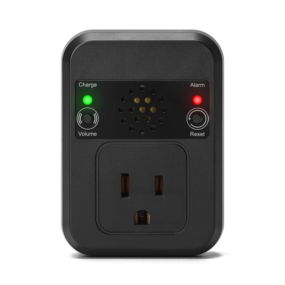 Power Failure Alarm for Freezer, Briidea Power Outage Alarm with LED Indicator Lights and 80-120dB Adjustable Alarm, Perfect for Monitoring Refrigerators Freezers & Sewage