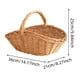 thumbnail image 3 of LLDYYDS Cesta de mimbre tejida con asa, cesta portátil para la cosecha de jardín, cestas de mimbre para picnic, Pascua, organización y recolección de verduras (marrón, 32 x 23 x 29 cm), 3 of 6