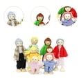 thumbnail image 3 of Dollhouse 8pcs/set For Kids Children With, 3 of 8