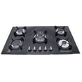 thumbnail image 2 of Combo Varese Parrilla Onix 5 Quemadores Cristal Negro y Campana CI-90-BLACK para Isla Supra VARESE, 2 of 5