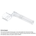 thumbnail image 4 of Unique Bargains Guitar String Winder Guitar Bridge Pin Remover, Clear, 2 Pack, 4 of 5