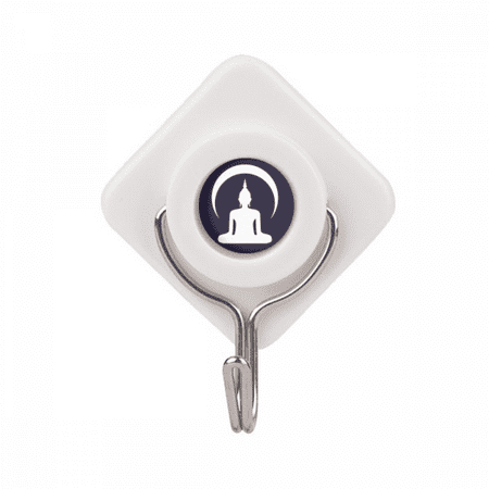 

Moon Light Shining Knowledge Adhesive Wall Hooks Hanging Self Sticky