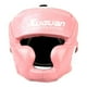 thumbnail image 1 of Casco de entrenamiento de casco de boxeo de cuero PU para adultos cubierta de cara suave y transpirable para kickboxing taekwondo Grappling MMA Rosa, 1 of 8