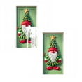 thumbnail image 1 of Leojiow 2 Pcs Rideau de Porte de Noël Décorer Votre Maison Rendre Votre Fête de Noël Plus Confortable et Plus Stylée pour l'Ambiance Festive. 180X90Cm, 1 of 3