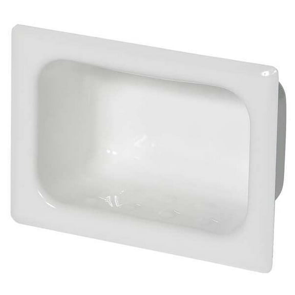 Bestcare Lig Resistant Soap Dish,Wht,5x7x2-5/8In WH1832-PF