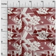 thumbnail image 1 of oneOone Georgette Viscose Fabric Triangle Geometric Printed Craft Fabric BTY 42 Inches Wide, 1 of 5