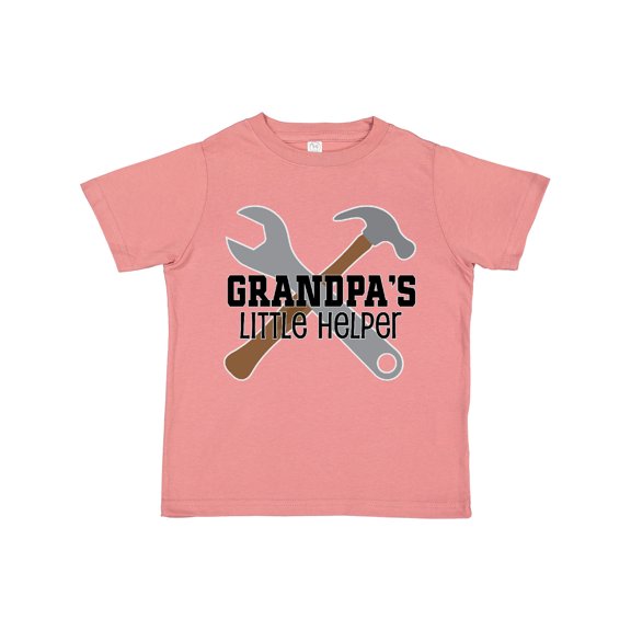 Inktastic Grandpa Little Helper Boys Toddler T-Shirt