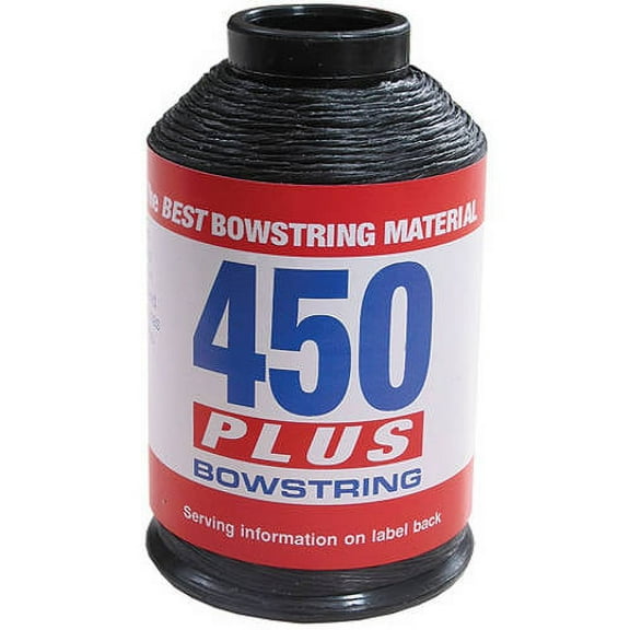 BCY 450 Plus Bowstring Material, Black, 1/4 lb.