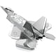 thumbnail image 1 of Rompecabezas de Metal Fascinations Metal Earth Avión F-22 Raptor, 1 of 4