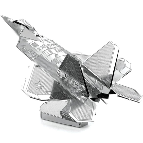 Rompecabezas de Metal Fascinations Metal Earth Avión F-22 Raptor