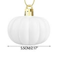 thumbnail image 2 of chaungfeng 12Pcs Hanging Pumpkin Decor, 4 Colors 2.2 Inch Thanksgiving Halloween Ornaments for Fall Tree Decorations, Christmas Harvest Farmhouse Hanging Ball Supplies, 2 of 6