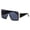 All grey, variant on New Style Big Square Frame Rivet Sunglasses Metal Frame Polycarbonate Lenses Universal Fit Unisex