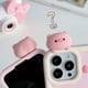 thumbnail image 4 of Las fundas para teléfonos Kawaii se aplican a iPhone 12/12pro, funda para teléfono con diseño de cerdo rosa de dibujos animados, funda única y divertida, funda para teléfono 3D, fu, 4 of 5