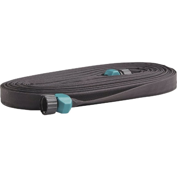 Fiskars Gilmour Flat Weeper Soaker Hose, 50 feet, Black 870501-1001