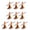B, variant on 10Pcs/Set Interesting Teaser Cats Toy Cats Fishing Rod Attachments Fish Feathered Teaser Toy Funny Toy Stuffed Fish Toy