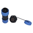thumbnail image 1 of Conector impermeable tuerca trasera IP68 toma de corriente de aviación 250V para Cable LP203 Pin, 1 of 5