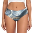 thumbnail image 1 of Balery Fantasy Swan Yacht Design Ropa Interior de Algodón para Mujer con Dibujo – Braguitas Cómodas y Elásticas, Estilo Clásico-X-Small, 1 of 6