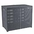 thumbnail image 3 of Xowine 1-Pack Plastic Double Laundry Baskets, Collapsible Plastic Laundry Hamper with Lids, Grey, 3 of 4