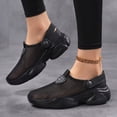 thumbnail image 3 of Women's Breathable Beach Slide Sandals with Hollow-Out Mesh Design, 3 of 9