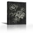 thumbnail image 1 of Black Botanical I - Contemporary Fine Art Giclee on Canvas Gallery Wrap - wall décor - Art painting - 20 x 27 Inch - Ready to Hang, 1 of 2