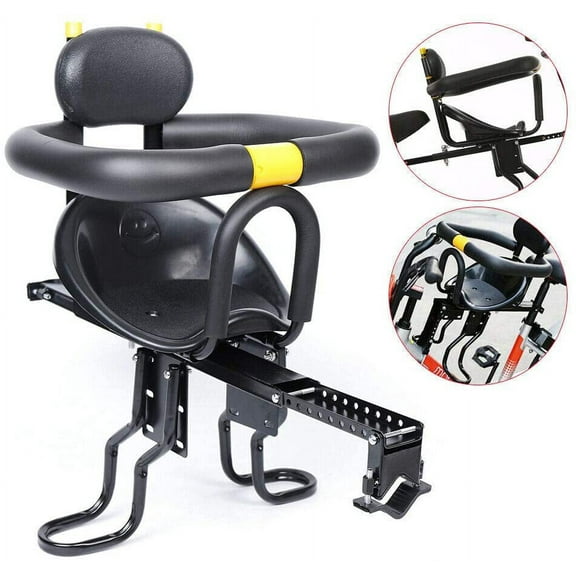 Soft Padded Seat Front Mounted, Black Aluminum Alloy
