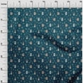 thumbnail image 3 of oneOone Cotton Poplin Twill Teal Blue Fabric Animal Fabric For Sewing Printed Craft Fabric By The Yard 56 Inch Wide, 3 of 5