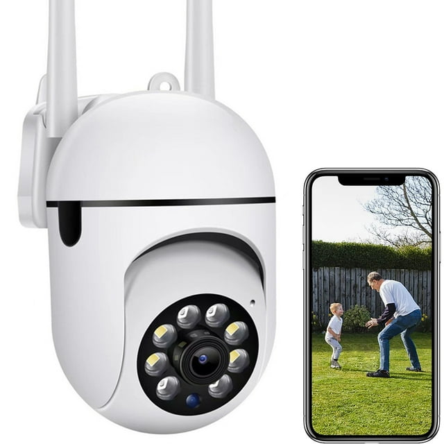 5G WiFi IP Camera Outdoor Security Color Night Vision 300W Pixel