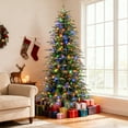 thumbnail image 4 of Gymax 7.5 FT Artificial Christmas Tree Pre-lit Xmas Tree w/ 1195 Branch Tips Green, 4 of 10