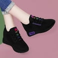 thumbnail image 4 of Womens Slip on Shoes Breathable Sneakers Inner Highten Insole Non Slip Shoes Low Top Casual Shoes, 4 of 5