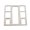 Matte Silver, variant on For Volkswagen VW T-ROC T ROC 2017 2018 2019 Stainless steel Car styling Interior Reading light decoration frame Cover Trim