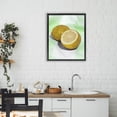 thumbnail image 3 of Stupell Industries Contemporary Glimmer Lemon on Green Black Floating Frame Canvas Art, 17 x 21, by LISH Creative, 3 of 8