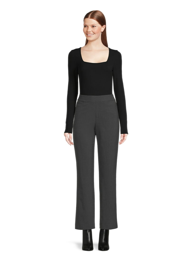Time and Tru Women's Pull On Pants With Pockets, 31