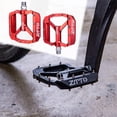 thumbnail image 3 of Pedales de , rodamientos ligero accesorios rojo shamjiam pedales de bicicleta de montaña, 3 of 5
