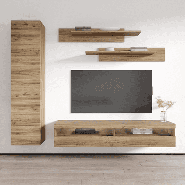 Fly G1 35TV Wall Mounted Floating Modern Entertainment Center