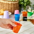 thumbnail image 2 of 500 Pack 3 oz Plastic Party Cups, Disposable Bathroom Cups in Assorted Colors Can Be Used for Tasting Jelly Party Shot, 2 of 6