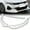 Painted White, variant on Stay Tuned Performance For 2021-2024 Kia K5 GT-Line Painted Black Front Bumper Spoiler Lip STP-Style
