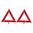 thumbnail image 6 of Masteelf  2 Pcs Reflective Sign for Car Road Side Triangle Reflectors Red, 6 of 8