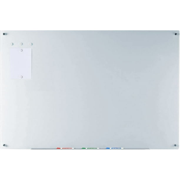 AudioVisual Direct White Glass DryErase Board Set 5' x 3.4