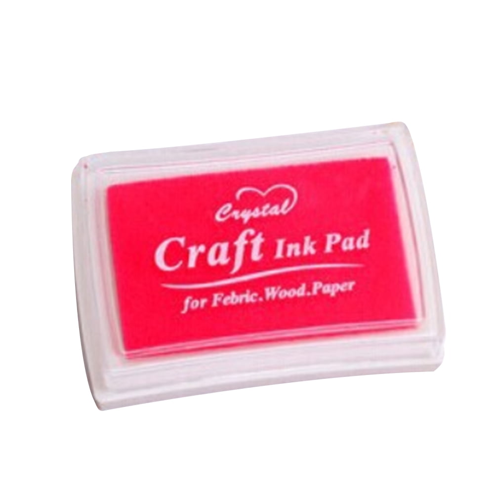 Colorful Craft Ink Pad Stamps Rubber Stamp Pad DIY Scrapbooking Finger
