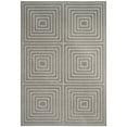 thumbnail image 5 of SAFAVIEH Cottage Naira Geometric Squares Indoor/Outdoor Area Rug Light Grey/Grey, 6'7" x 9'6", 5 of 5