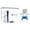Blue, variant on Sony PlayStation 5 Slim Disc PS5 Video Game Console with Extra Cosmic Red Controller