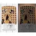 thumbnail image 2 of Caroline's Treasures SC9213CNL Airedale Fall Leaves Portrait Ceramic Night Light, 6x4x3", multicolor, 2 of 2