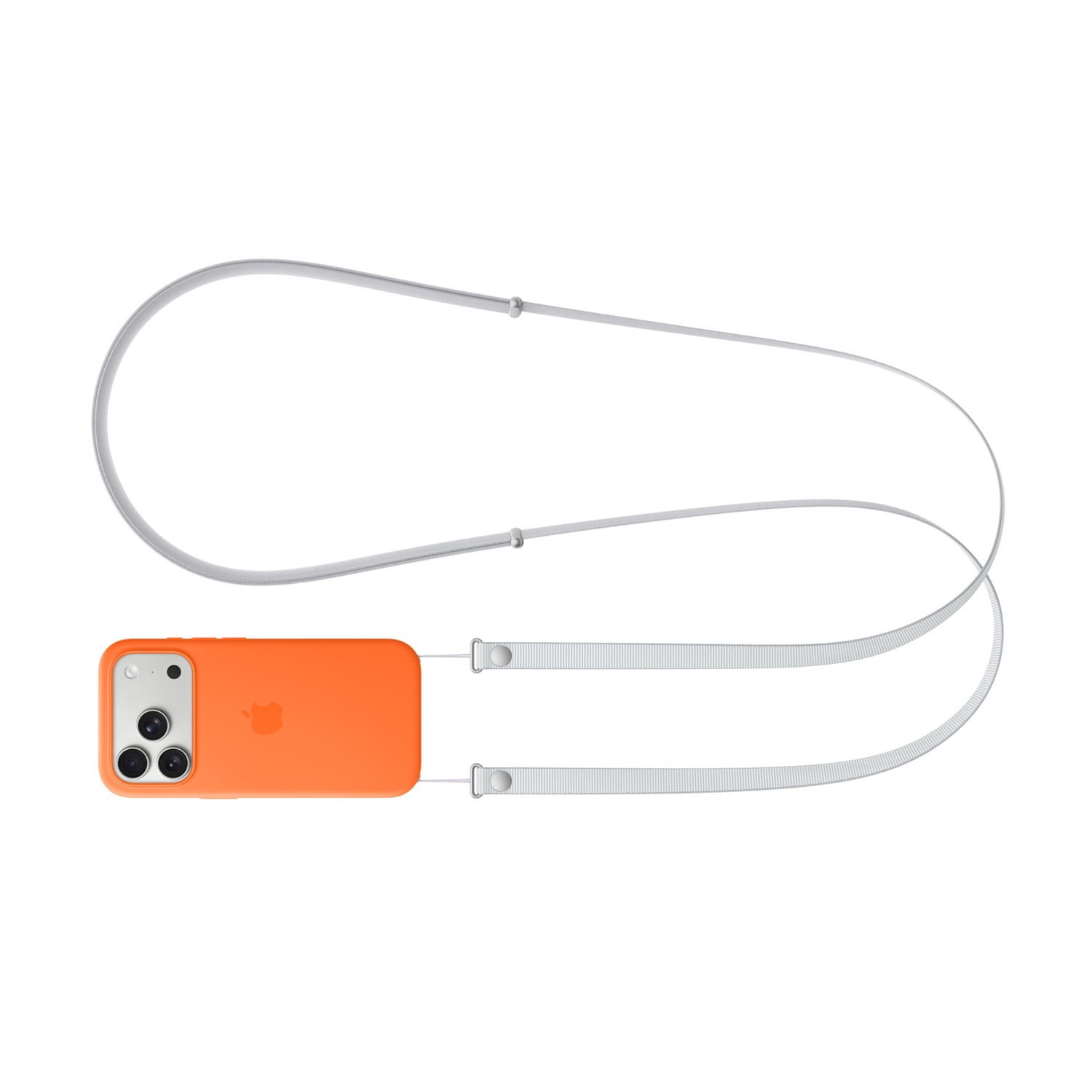 Crossbody Phone Strap with Adjustable Length - Light Grey