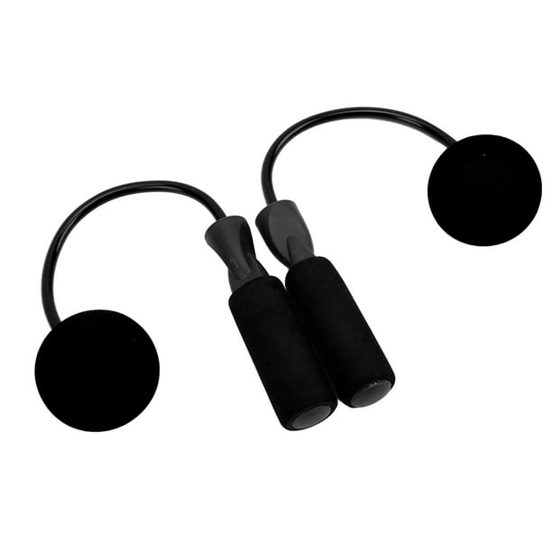 Cuerda de saltar sin cuerda para entrenamiento deportivo, fitness, quema de grasa, cuerda de saltar inalámbrica para hombres, mujeres y niños, color negro