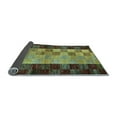 thumbnail image 2 of Ahgly Company Indoor Square Abstract Light Blue Modern Area Rugs, 3' Square, 2 of 4