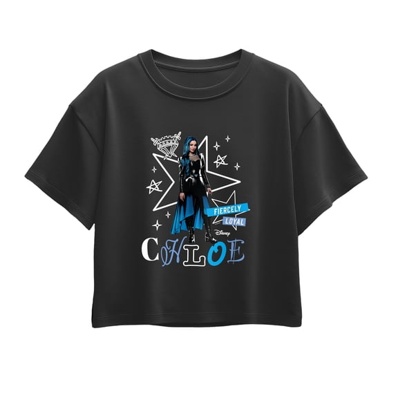 Descendants: Wicked Wonderland - Chloe Fiercely Loyal Short Sleeve Boxy Graphic T-Shirt
